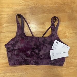 NWT Athleta Exhale Tie Dye Printed D-DD Cups Sport Bra